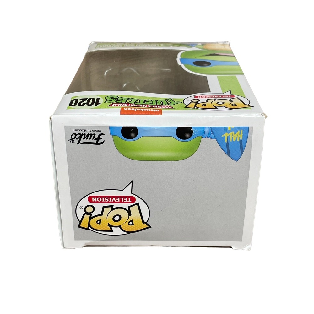 Funko Pop SDCC 2020 Comic Con TMNT Leonardo With‎ Surfboard - DAMAGED BOX - Picture 4 of 9